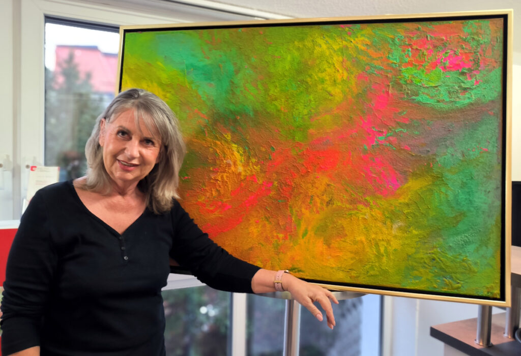 In der Galerie Versatile in Stahnsdorf stellt unter anderem Kerstin Puhlmann ihre Bilder aus.