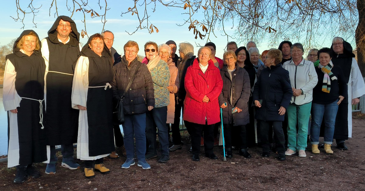 Die Mitglieder vom Fördervereins Kloster Zinna beim Ausflug nach Dessau