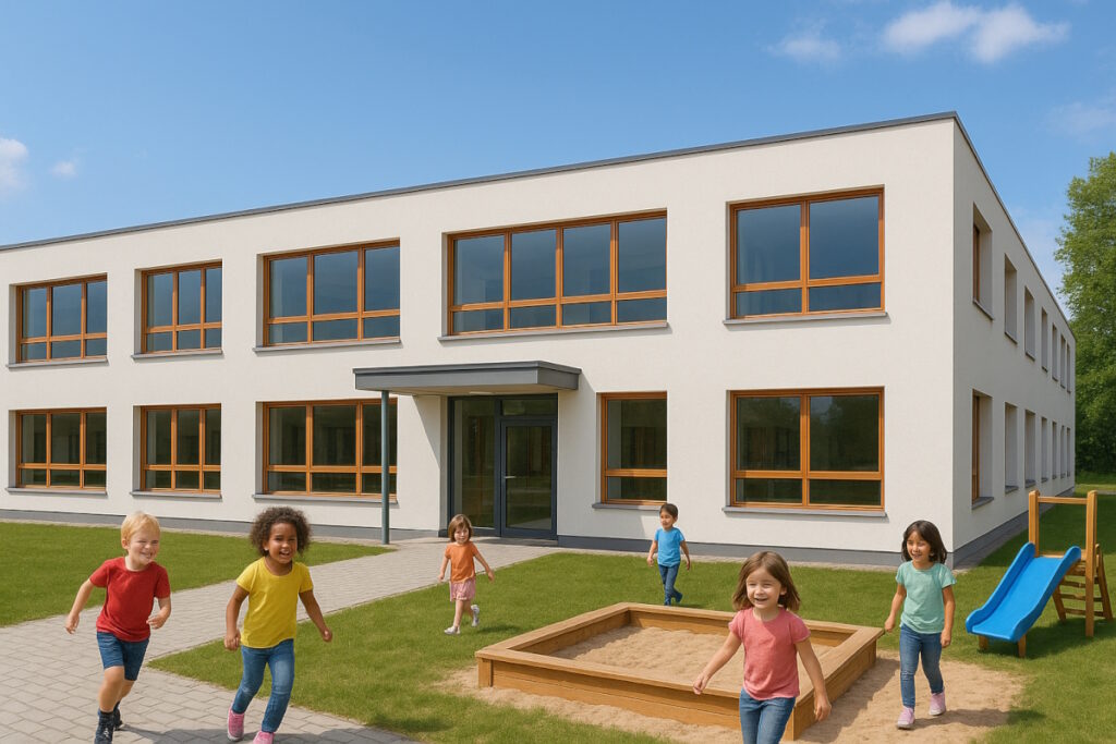 Ein möglicher Neubau für die Kita Pittiplatsch in Kloster Zinna