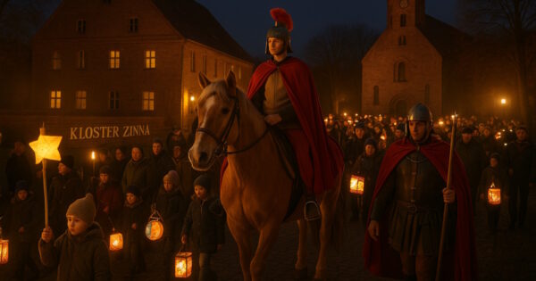 Kloster Zinna Laternenumzug