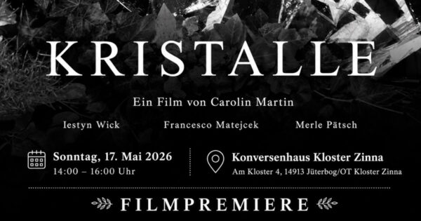 Flyer für den Film Kristall von Carolin Martin