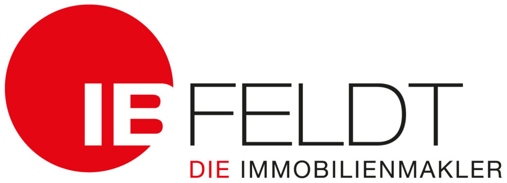 Das Logo vom Immobilienbüro Feldt.