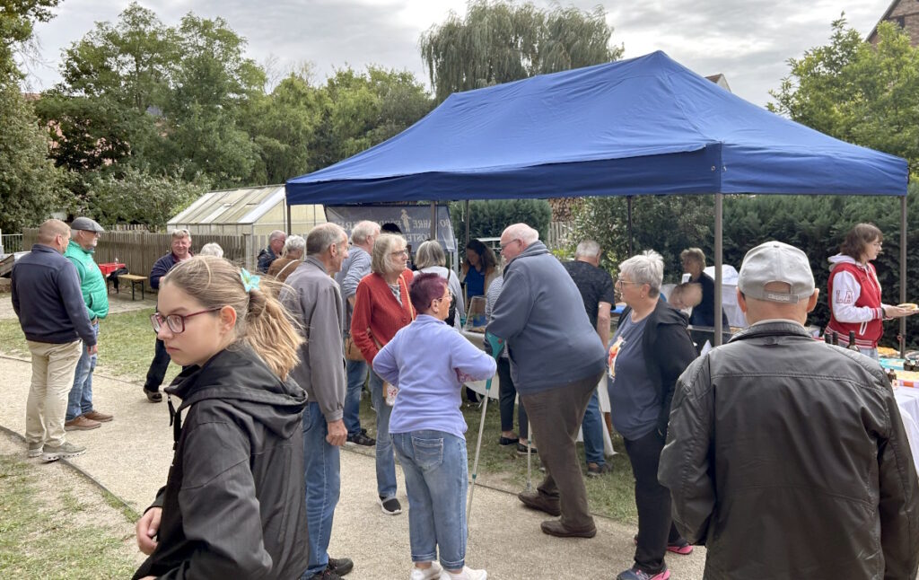 Der Stand vom Förderverein Kloster Zinna e.V. auf dem Handwerkermarkt 2026.