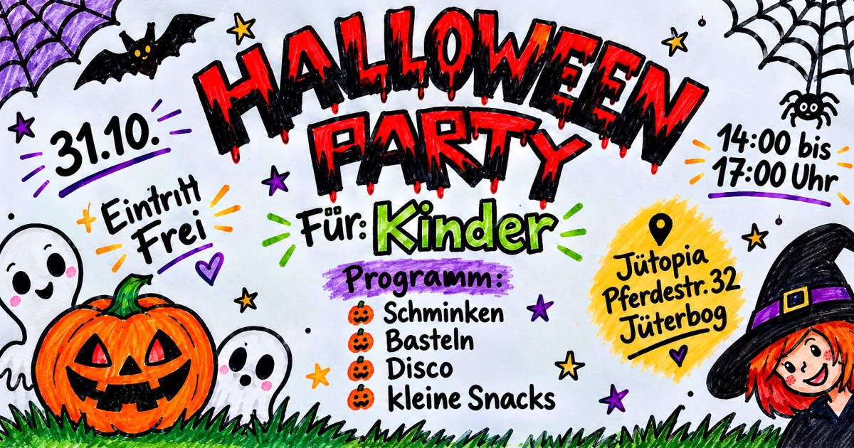 Halloween-Kinderparty in Jüterbog 2026